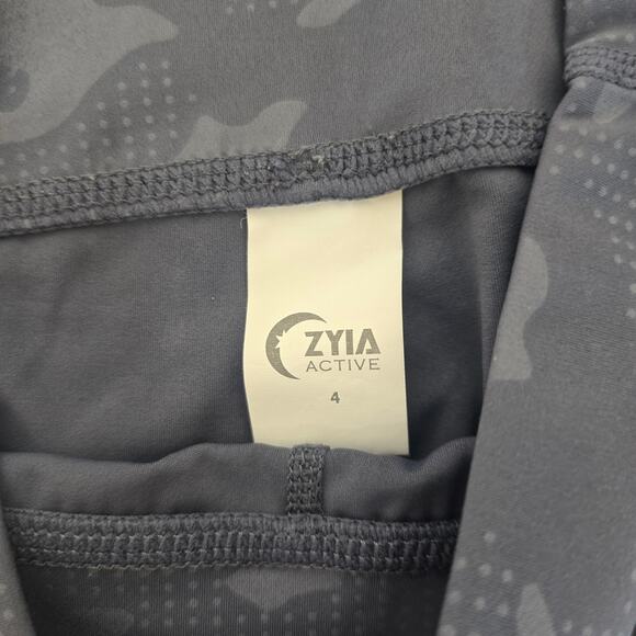 Zyia Active Luxe Hi Rise Leggings 7/8 Battlefield Camo - Size 4 - Picture 10 of 11